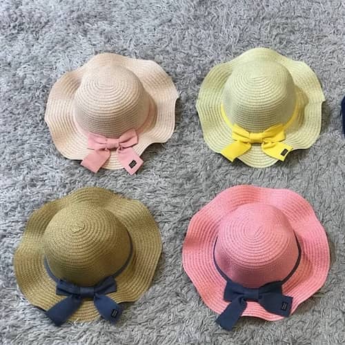 تصویر 2 از تولید و پخش کلاه حصیری بچه‌ گانه